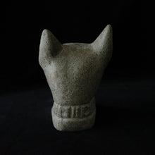 画像をギャラリービューアに読み込む, Bastet Head Statue 4 バステト頭像 4